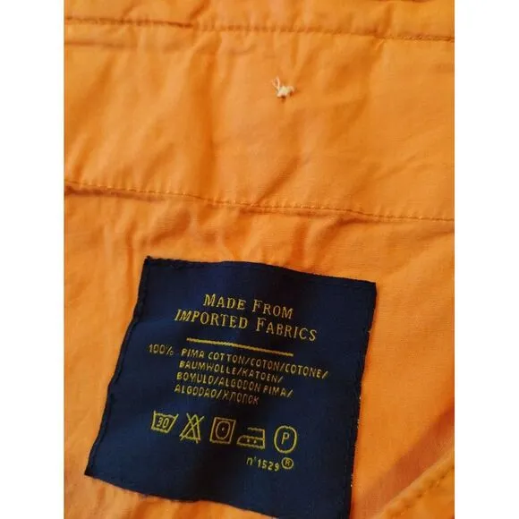 Polo Ralph Lauren Men's Slim Fit Pima Cotton Chino Pant Size 36x30‎ Orange NWT