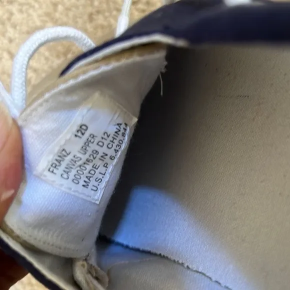 Polo Ralph Lauren men’s SZ 12D grand canvas boat shoes.