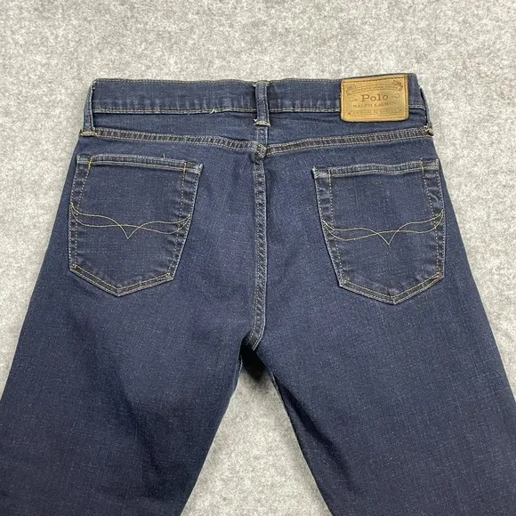 Polo Ralph Lauren The Sullivan Slim Jeans Mens 30x30 Blue Dark Wash 5 Pocket