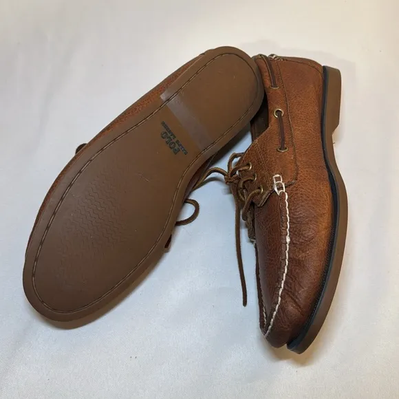 Polo Ralph Lauren Vintage Bienne Leather Boat Shoes size 11.5