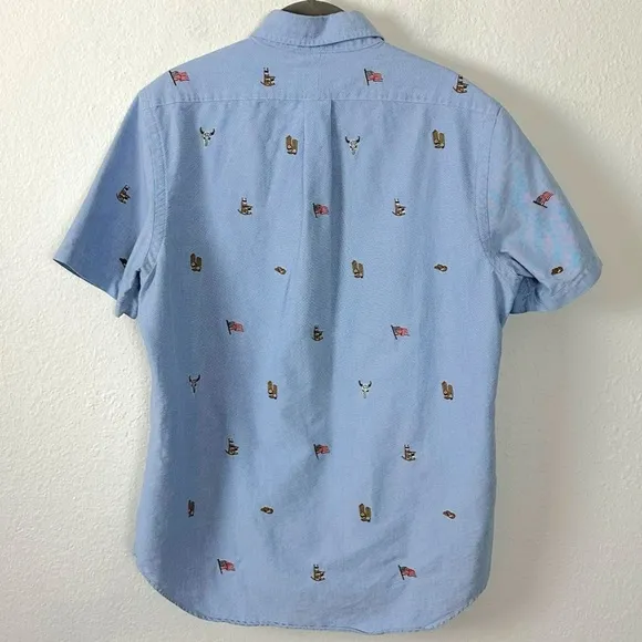 Polo Ralph Lauren Western Americana Classic Fit Embroidered Shirt Men’s Medium