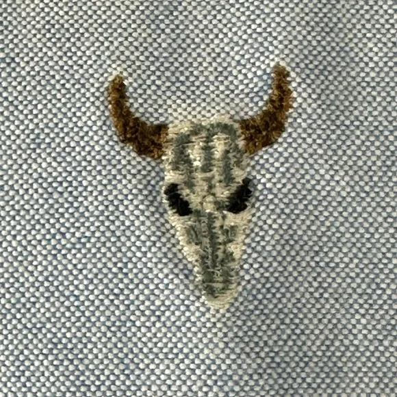 Polo Ralph Lauren Western Americana Classic Fit Embroidered Shirt Men’s Medium