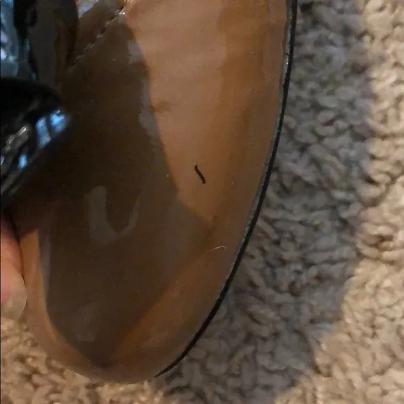 PRADA big bow leather flats