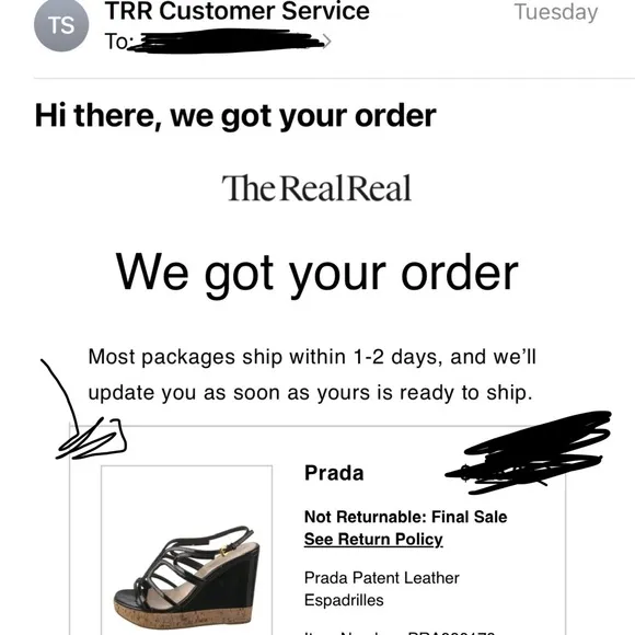 Prada Black Patent Leather Espadrille Wedge Sandals – Size 6