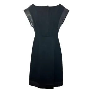 Prada Black Wool Sheath Dress