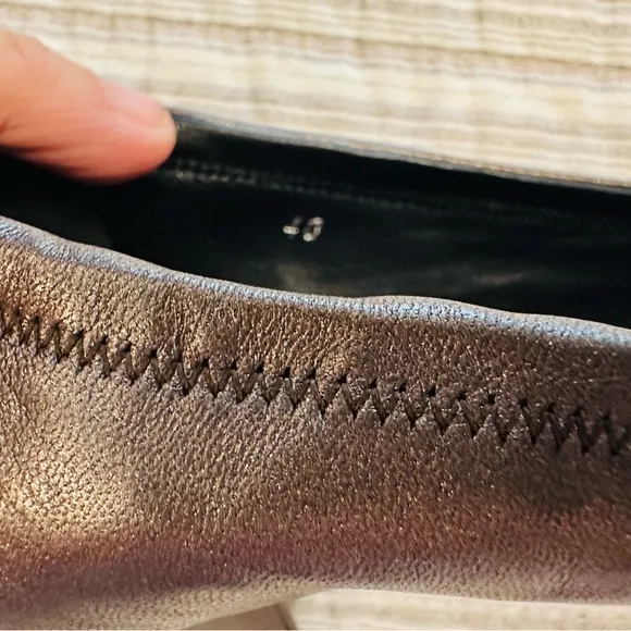 PRADA Calzature Donna Nappa Mordore In Grafite, Size 40 (box and dust bag)