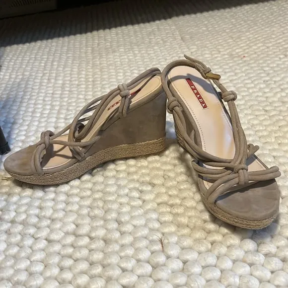 Prada espadrille wedges