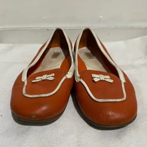 Prada Leather Flats, Size 37 EU Women