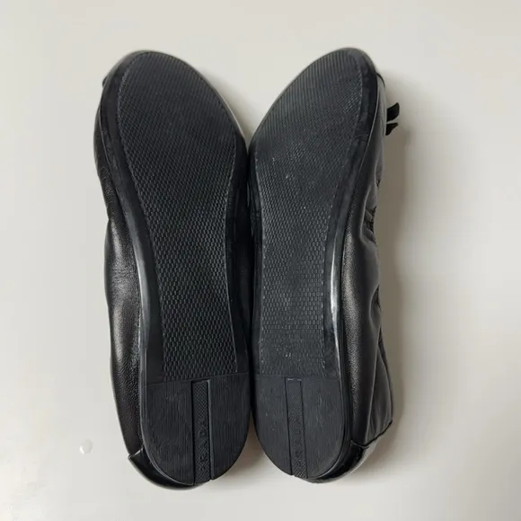 Prada Linea Rossa Ballet Leather Flats