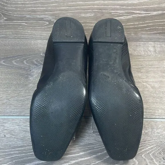 Prada Black Patent Leather Women’s Sz EU 35.5 Slip On Ballet Flats