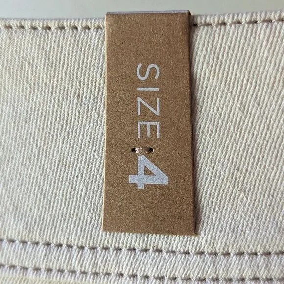 PRANA NWT Broadway Denim Stretch Skirt sz 4 in Natural