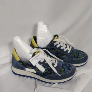 Primigi Blue and Yellow Sneakers Sporty Retro Style