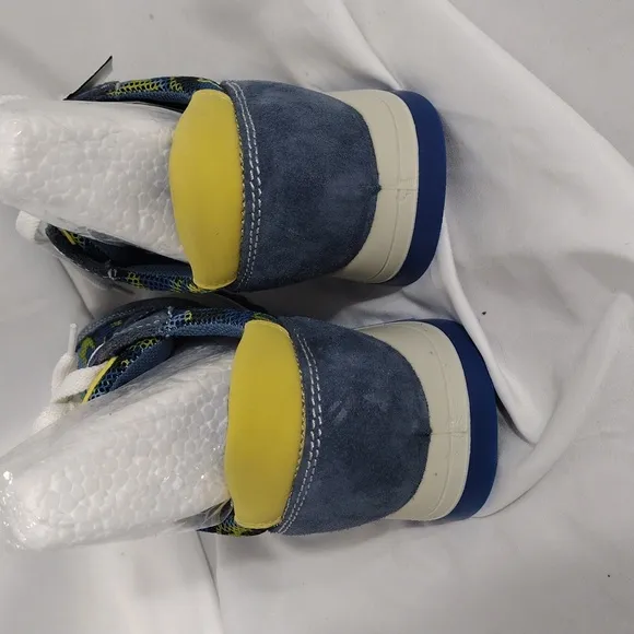 Primigi Blue and Yellow Sneakers Sporty Retro Style