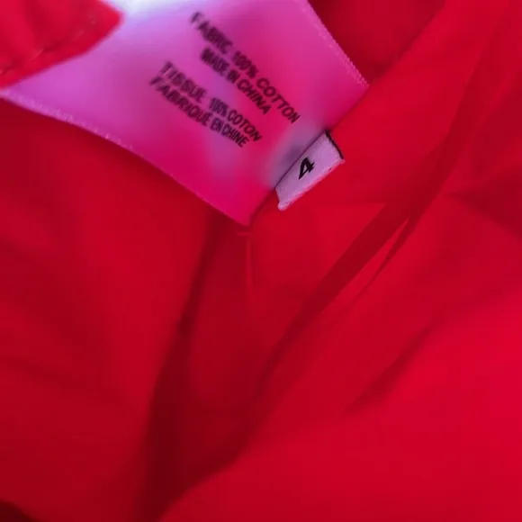 Proenza Schouler Poplin Apron Dress White Label Bright Orange red cotton 4