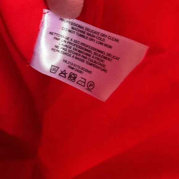 Proenza Schouler Poplin Apron Dress White Label Bright Orange red cotton 4