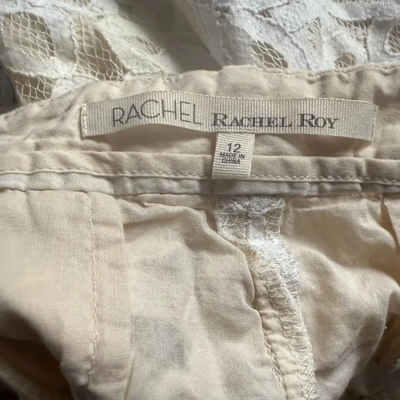 Rachel Roy Lace Overlay Shorts - Size12 - Chic Summer Wardrobe Essential