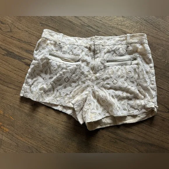 Rachel Roy Lace Overlay Shorts - Size12 - Chic Summer Wardrobe Essential