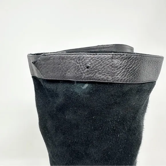 Rachel Zoe Leather Claudia Slouch Heeled Boots