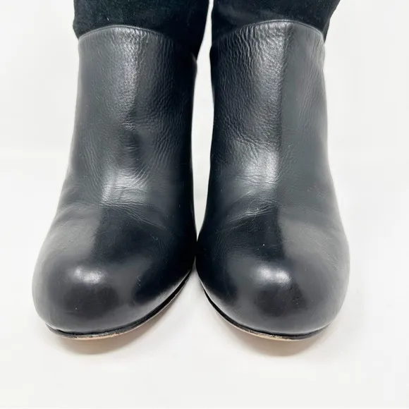 Rachel Zoe Leather Claudia Slouch Heeled Boots