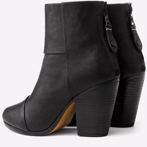 Rag &amp; Bone Classic Newbury Ankle Leather Booties