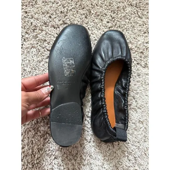 Rag &amp; Bone Elly Leather Flats Size 36