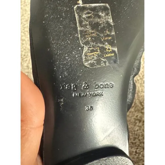 Rag &amp; Bone Elly Leather Flats Size 36