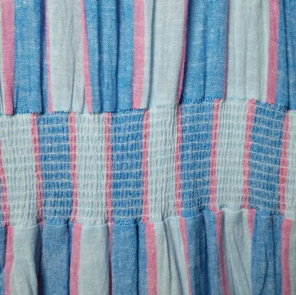 Rails Amellia Linen Blend Midi Striped Dress | Rails Dress | Spring Dress Small