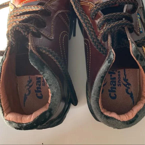 RARE Bart Simpson Brown leather Charly’s Toddler Shoes