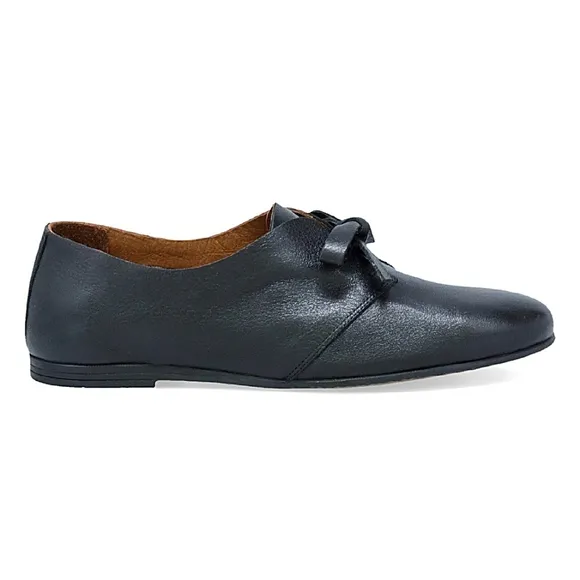 Rare! NIB Miz Mooz New York Black Leather Empire Loafer Flats 42 11