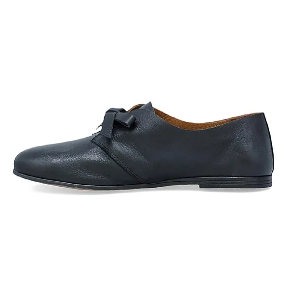 Rare! NIB Miz Mooz New York Black Leather Empire Loafer Flats 42 11
