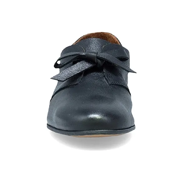Rare! NIB Miz Mooz New York Black Leather Empire Loafer Flats 42 11