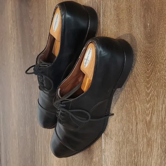 Recrafted‎ Allen Edmonds Park Avenue Dress Cap Toe Oxford Shoes Size 14B