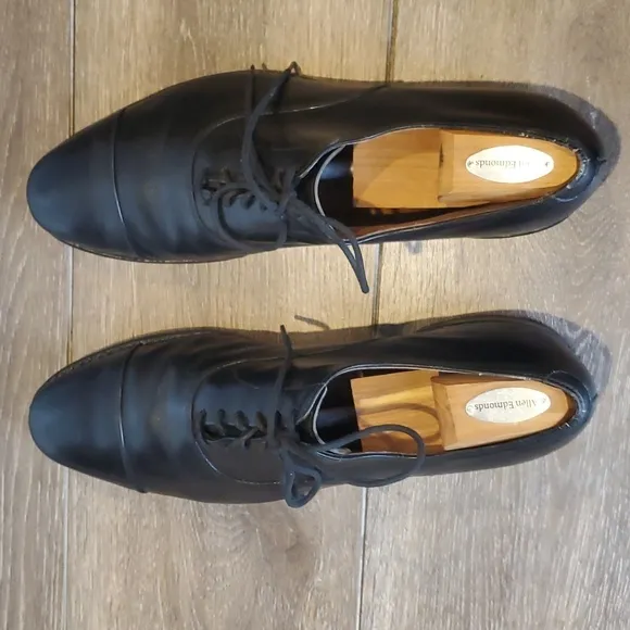 Recrafted‎ Allen Edmonds Park Avenue Dress Cap Toe Oxford Shoes Size 14B