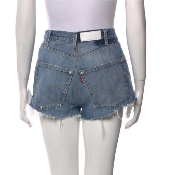 REDONE LEVIS Cutoff Denim Jean Shorts