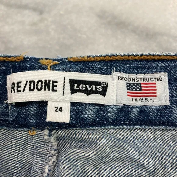 REDONE LEVIS Cutoff Denim Jean Shorts