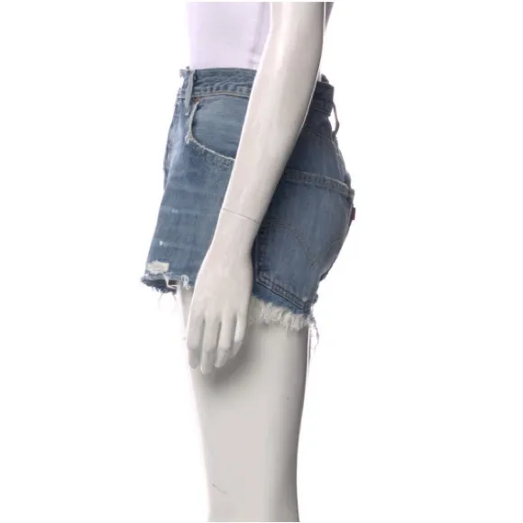 REDONE LEVIS Cutoff Denim Jean Shorts