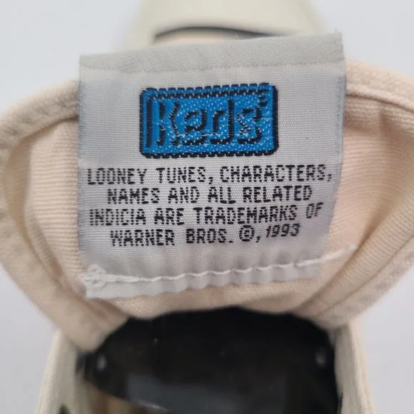 Retro Keds Looney Tunes WB High-Top‎ Canvas Sneaker 90's VINTAGE Womens Sz 6 1/2