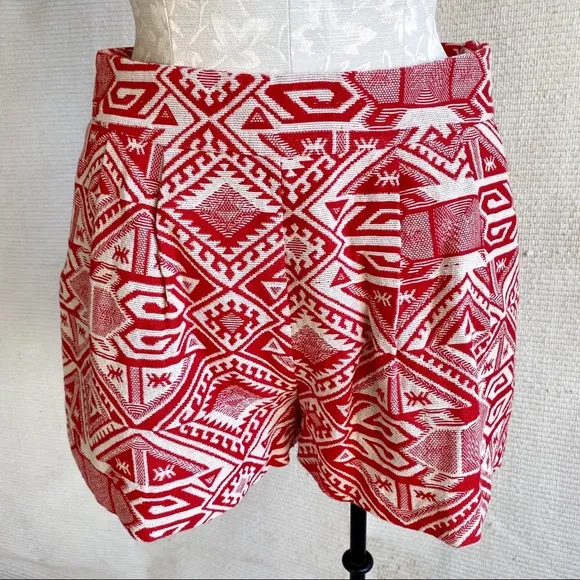 Revolve Line &amp; Dot Aztec Print Southwestern Shorts