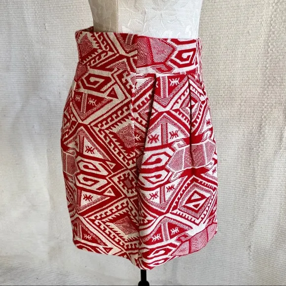 Revolve Line &amp; Dot Aztec Print Southwestern Shorts