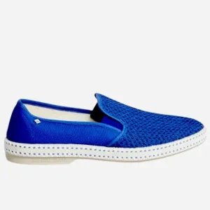 Rivieras Shoes Men 9 Women 12 CLASSIC Slip-On Navy Moccasins Unisex NWOT