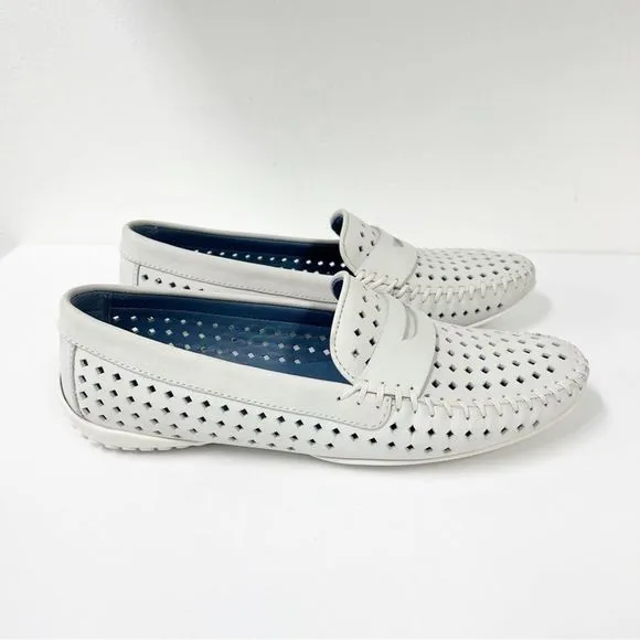 Robert Zur Suede Breeze Perforated Driving Moccasins Loafers 6.5
