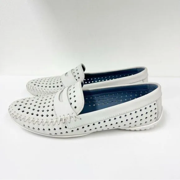Robert Zur Suede Breeze Perforated Driving Moccasins Loafers 6.5