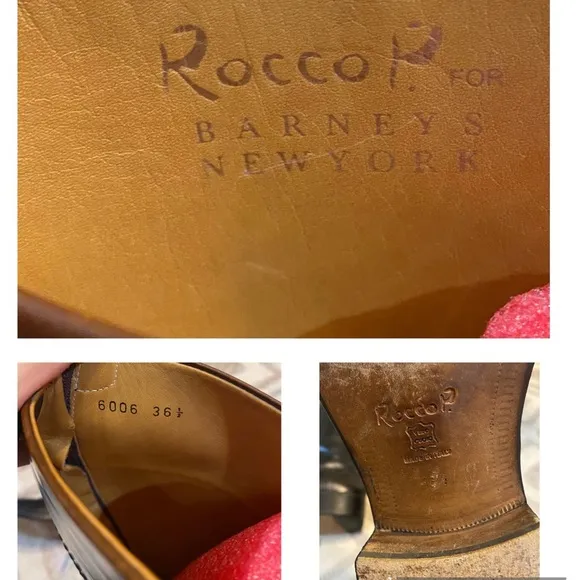 Rocco P Barney’s Tall Western Riding Knee Boots Flat Leather 36.5 Leather