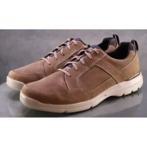 Rockport City Edge $130 Men's Casual Sneakers Shoes Size 14 (W) Wide Leather Tan