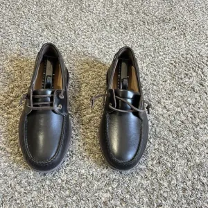 Rockport Perth K54692 Mens Black Leather Loafers Slip On Boat Shoes Size 9 W