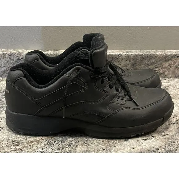 Rockport Prowalker Shoes Casual Walking Black Leather APM32611 Mens 12