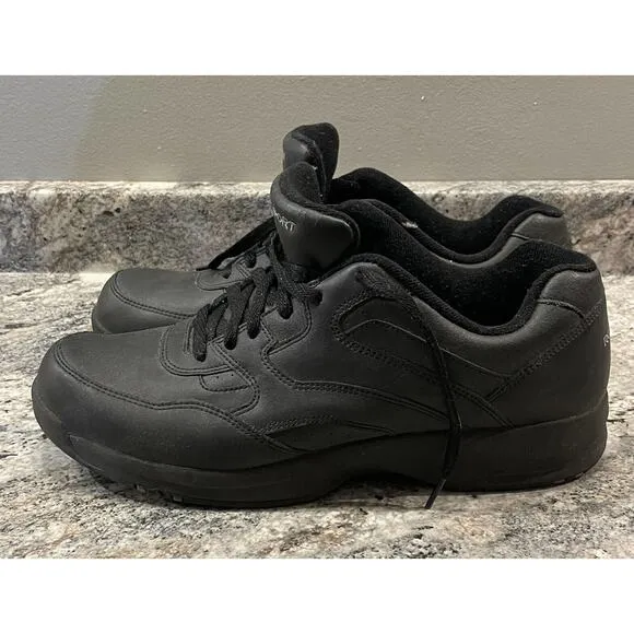 Rockport Prowalker Shoes Casual Walking Black Leather APM32611 Mens 12