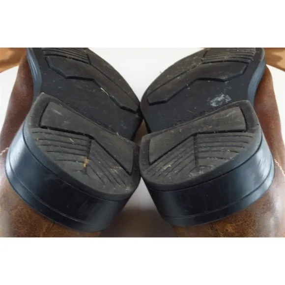Rockport Shoes Sz 8.5 M Brown Loafer Leather Men 1604‎