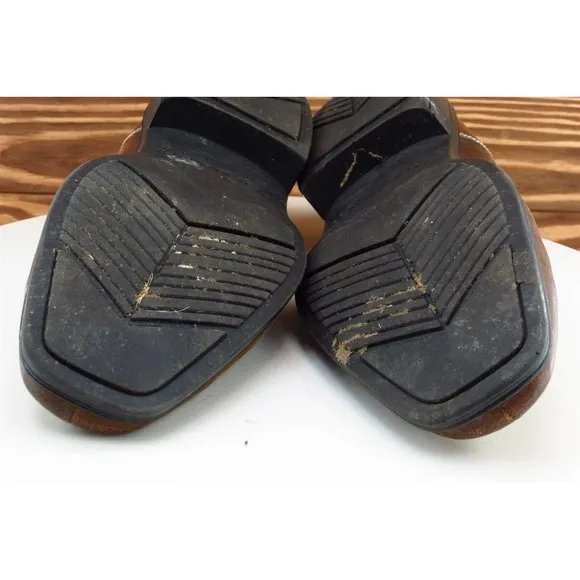 Rockport Shoes Sz 8.5 M Brown Loafer Leather Men 1604‎