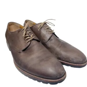 Ron White Mens Size 11 1/2 Leather Lace Up Oxford Dress Shoes